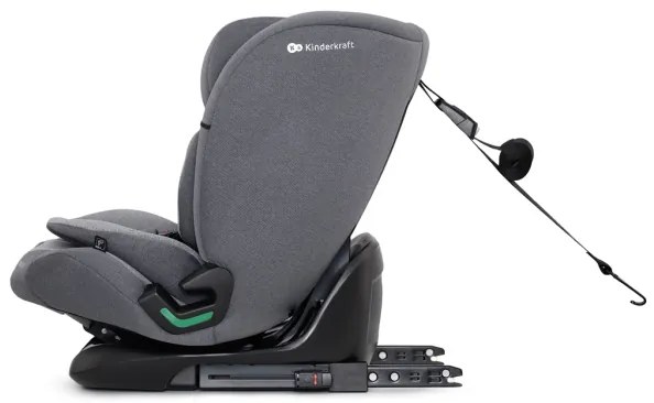 KINDERKRAFT - Autósülés ONETO 3 i-Méret (76-150 cm) + Isofix Cool szürke