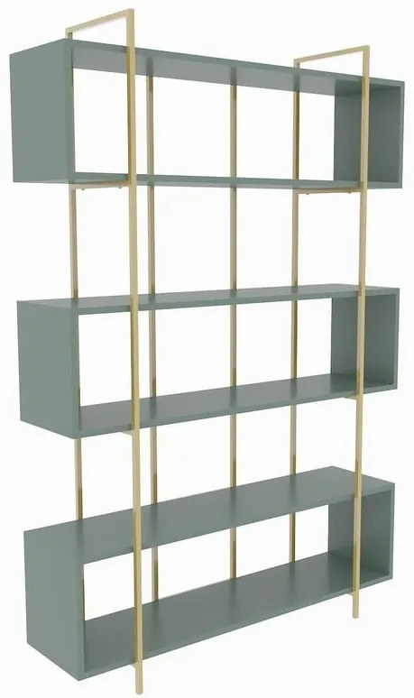 könyvespolc Bruti - Green, Gold