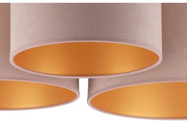 Duolla - Mennyezeti lámpa ROLLER TRIO 3xE27/60W/230V barna