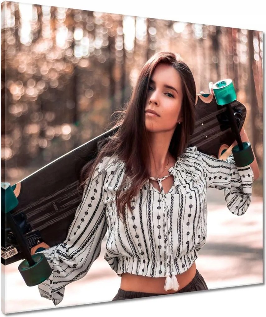 Vászonkép 60x60 Csaj Deszka Tájkép