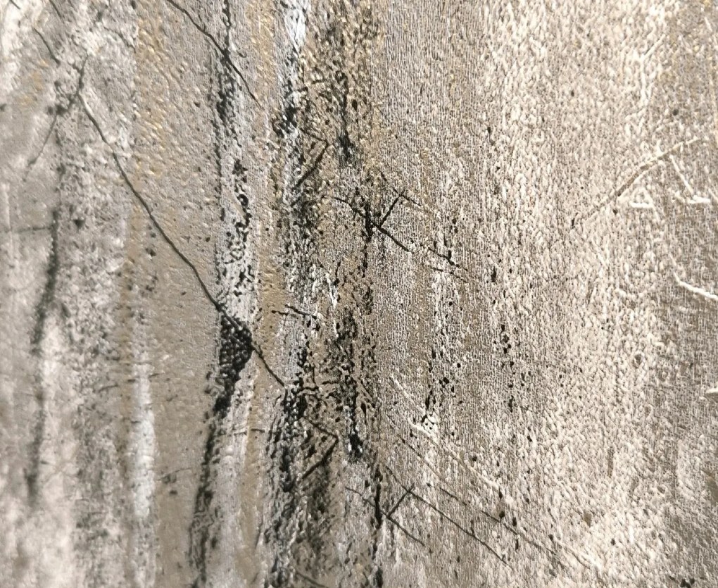 Papír fali tapéta repedt beton falazat hatás mintával