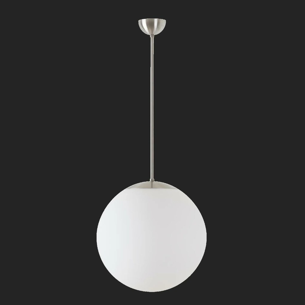 Osmont 45149 Adria P3 függesztett üveglámpa rozsdamentes acél vágott fehér IP40