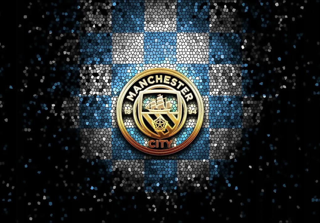 Poszter, Manchester City F.c., Football Club, Anglia, Premier League,