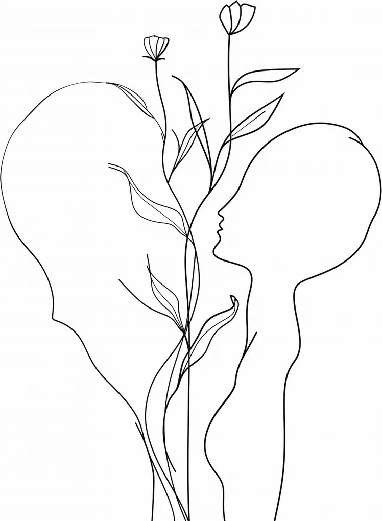 Poszter 13x18cm A szív és a természet kombinációja