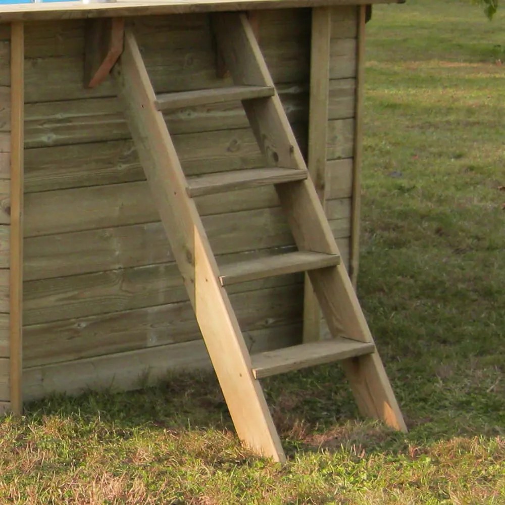 GRE TIMBER szögletes fa medence 10,0 x 4,0 x 1,46 m