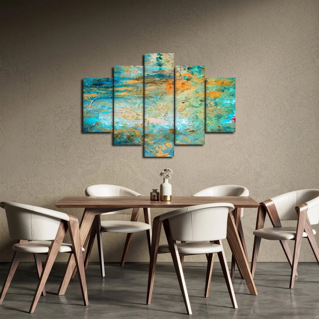 A kék absztrakció képe (150x105 cm)