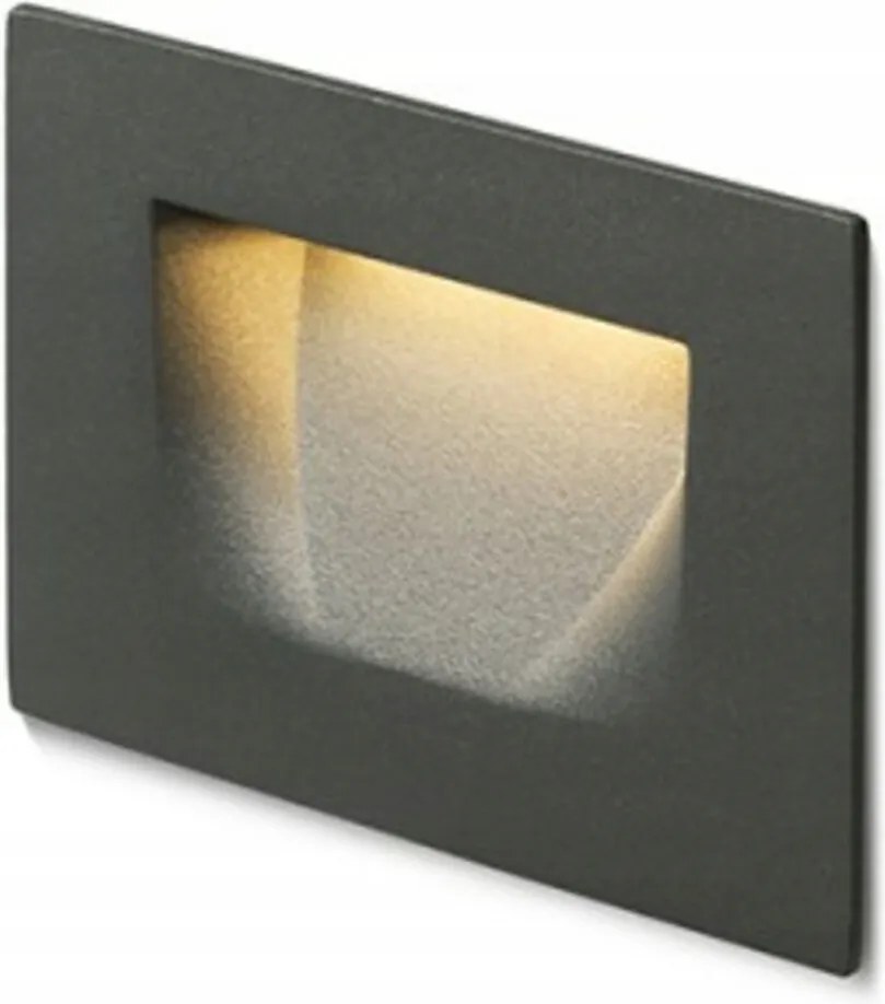 Süllyesztett Led lámpatest Rendl Per 3W IP54 3000K antracit R12577