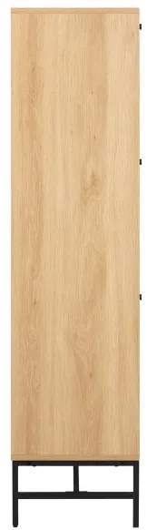 Olivia cipőtároló, tölgy színű