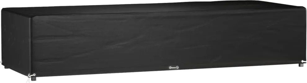 vidaXL polietilén napozóágy huzat 12 fűzőlyukkal 205x75x40 cm