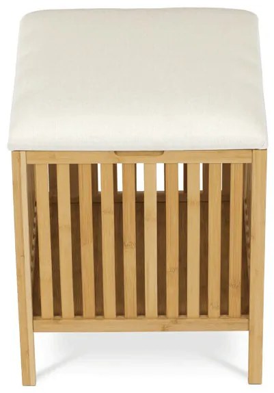 Tárolóhellyel ellátott ülőke B066 NAT, bambusz