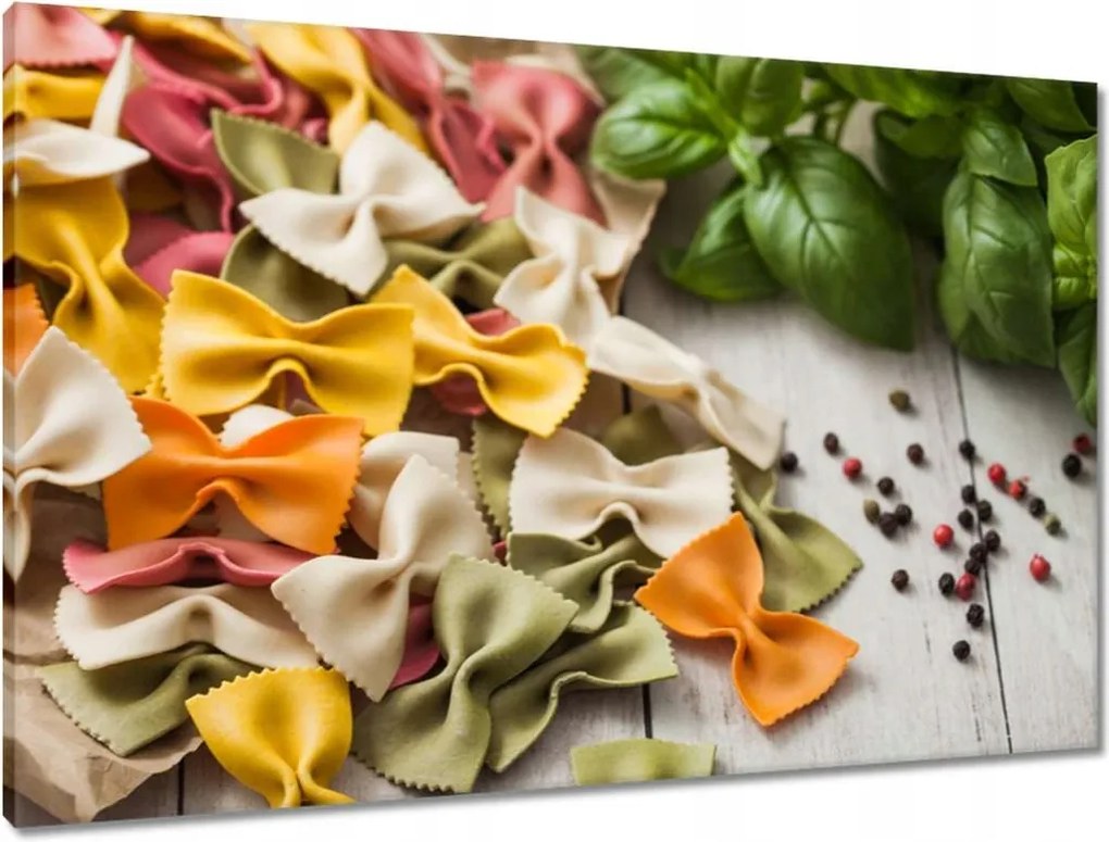 Vászonkép 90x60 Színes Farfalle bors