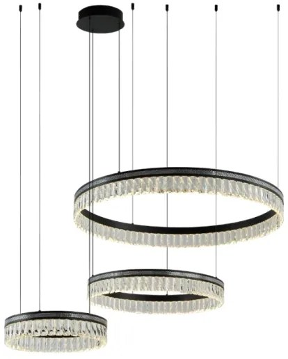 LED fényerőszabályozható kristálycsillár kábelen THALIA LED/120W/230V 3000-6000K + távirányító