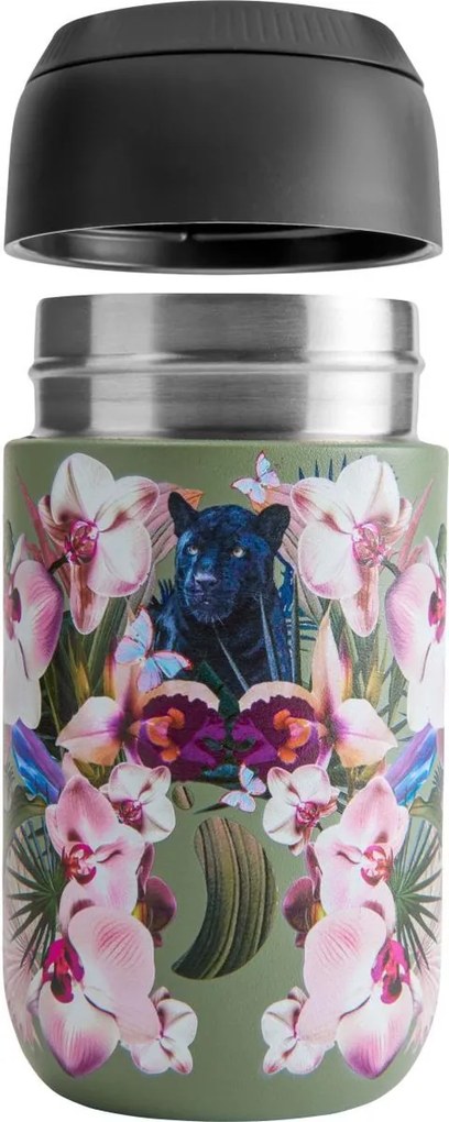 Chilly's Bottles termosz bögre - Orchidea Párduc 340ml, Botanikus kiadás/2. széria