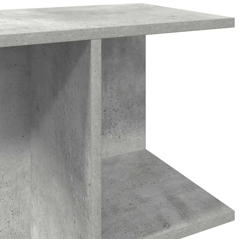 éjjeliszekrények 2 db beton szürke gépi forgácsolt fa