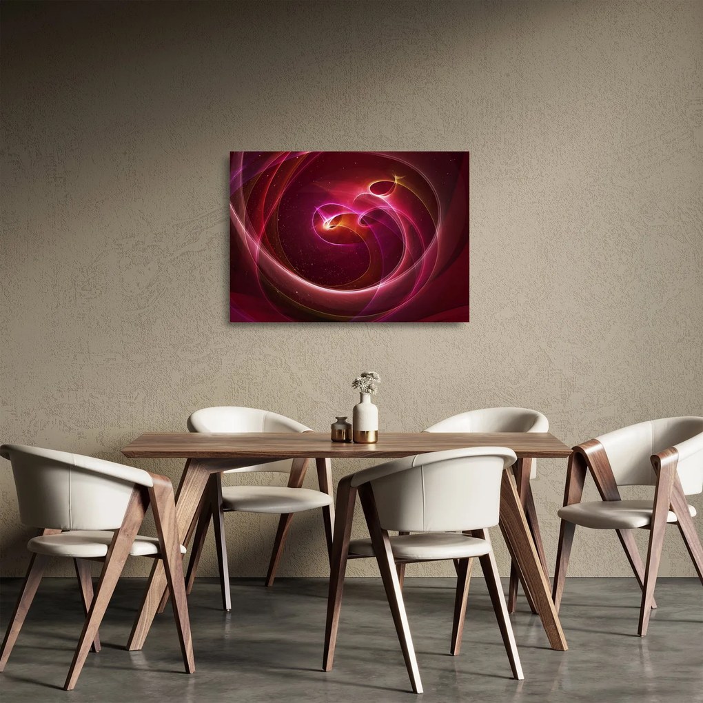 Kép - Világos vonalak (üvegen) (70x50 cm)