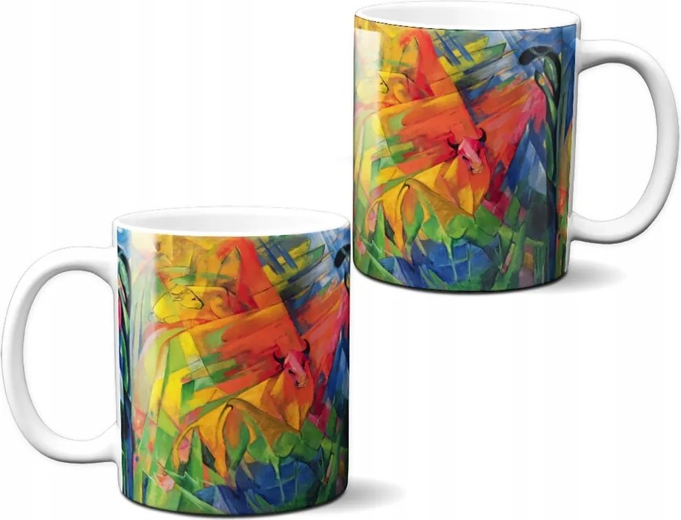 Bögre Állatok a tájban Franz Marc