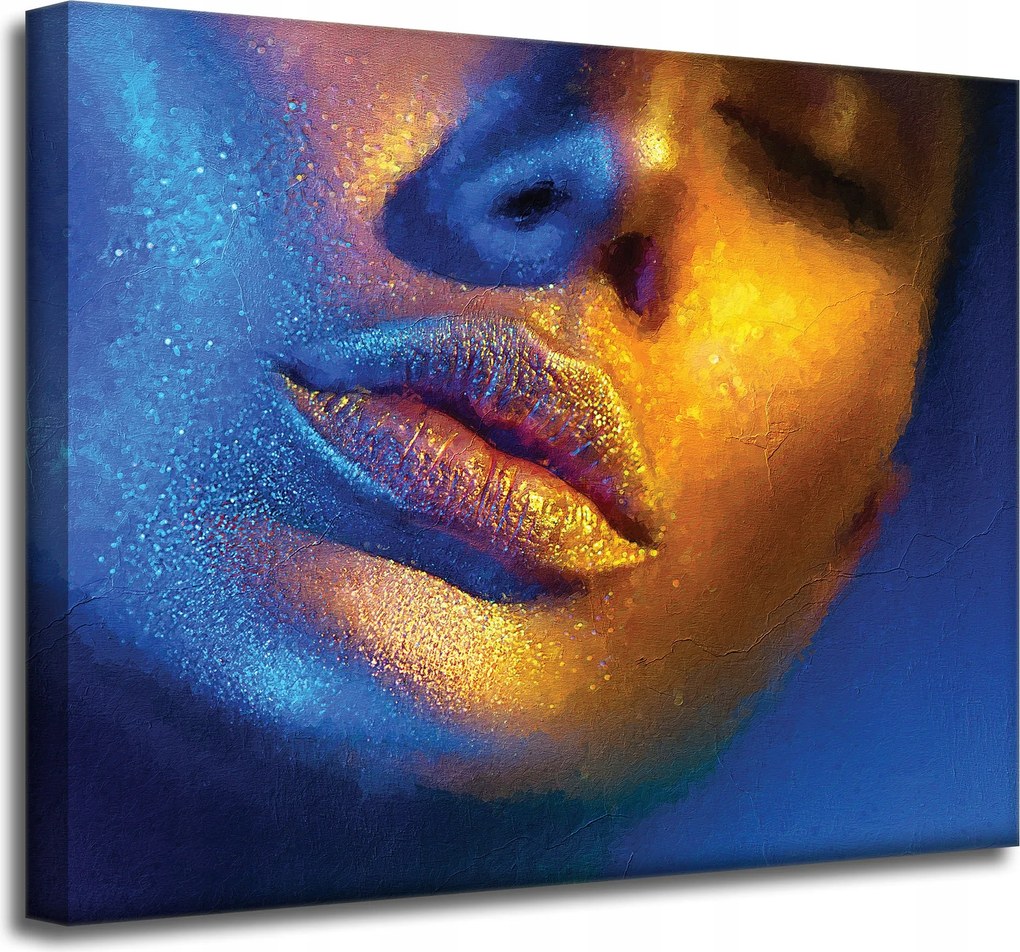 Vászonkép Nők arca Aranyszáj Művészet 50x40 cm