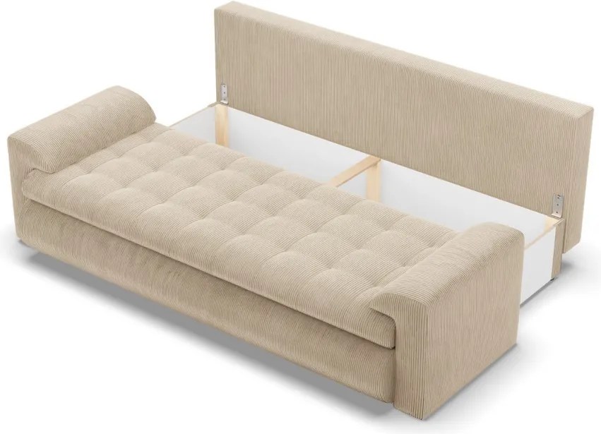 Tokio kanapéágy, kordbársony, bézs