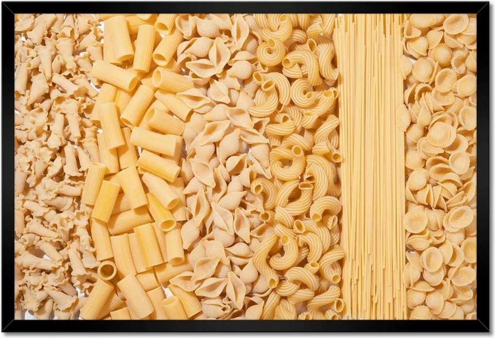 Poszterek keretben 60x40 Tészta típusok paszta