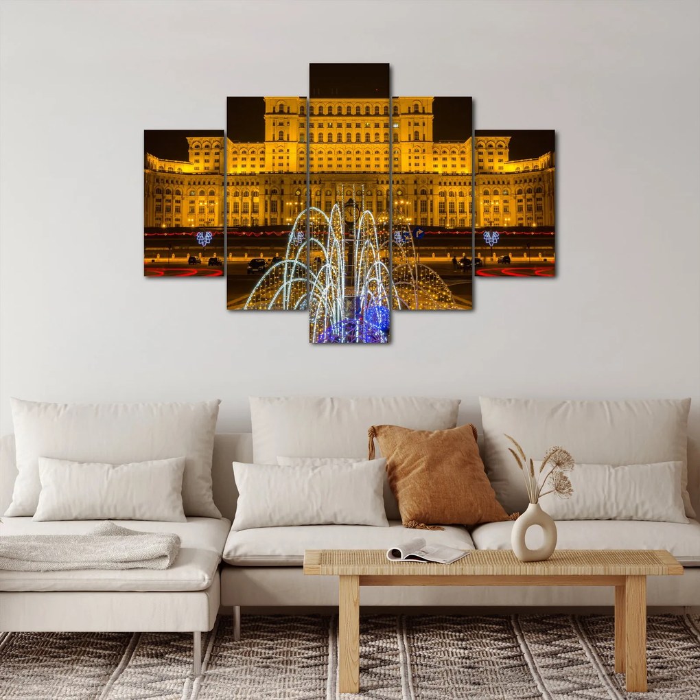 Kép - A Parlament palotája, Bukarest, Románia (150x105 cm)