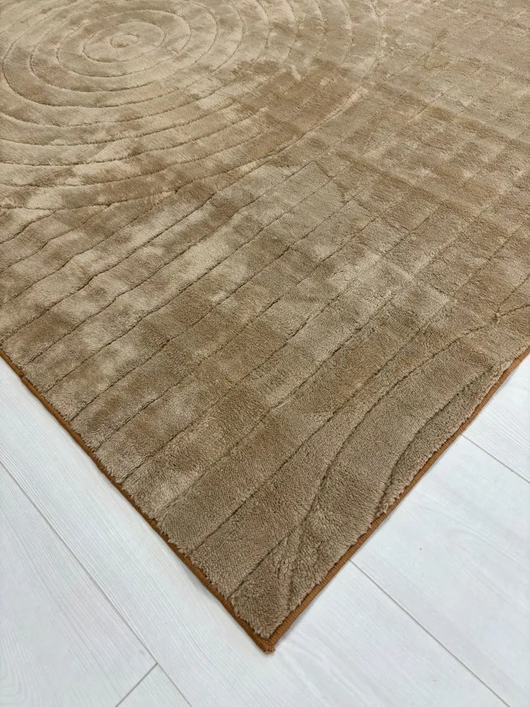 Salerno 3664 bézs shaggy szőnyeg 120x170 cm