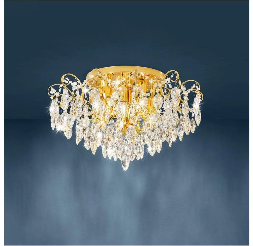 Eglo 39602 - Felületre szerelhető csillár FENOULLET 6xE14/25W/230V arany