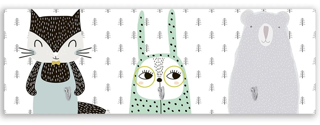 Gario Fali fogas Állatok gyerekeknek Méret: 118 x 40 cm