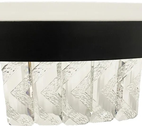 LED dimmelhető csillár zsinóron LED/90W/230V 3000-6500K fekete + távirányítás