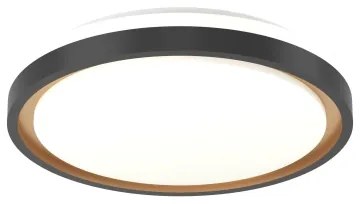 Eglo 300684-LED RGBW Dimmelhető mennyezeti lámpatest MALERAMARA-Z LED/14W/230V fekete/arany+távirányító