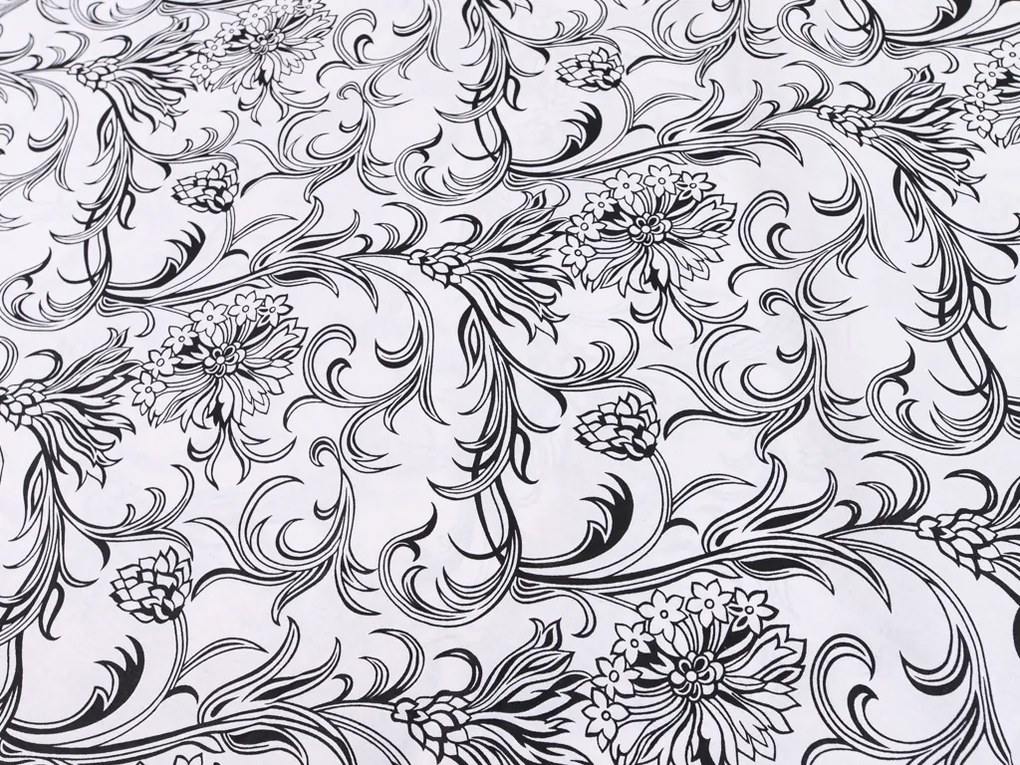 ZUZANA fehér pamut ágyneműhuzat Ágyneműhuzat mérete: 70 x 90 cm | 140 x 200 cm