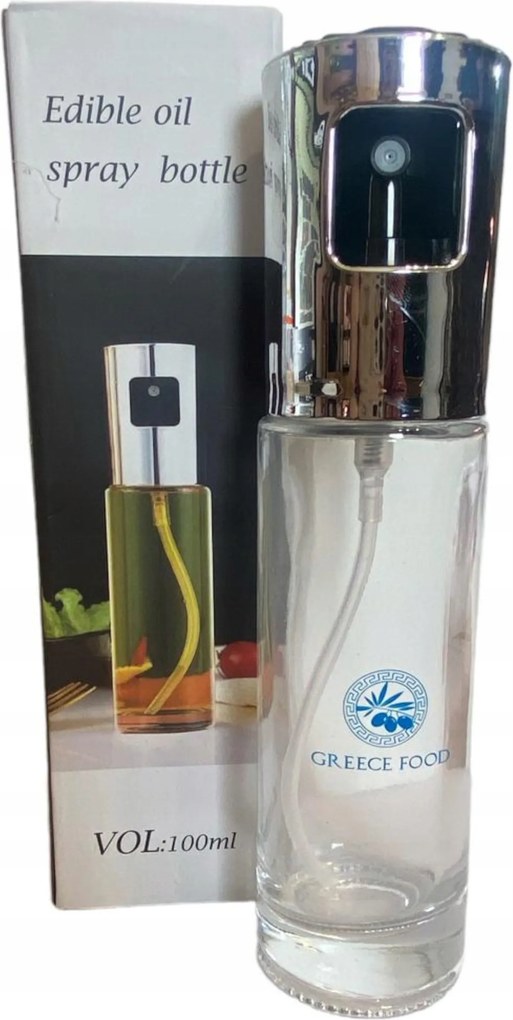 Olívaolaj palack, olajszóró Greece Food logóval 100ml