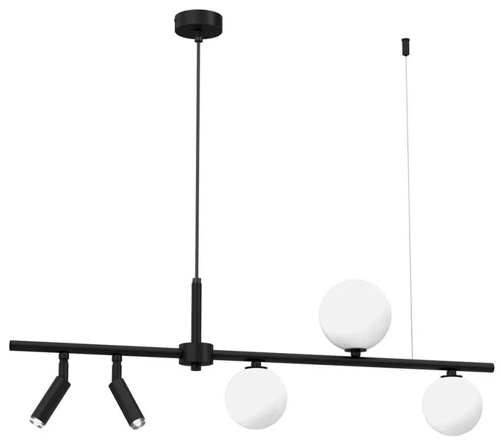 MILAGRO MLP8408 SIRIO Modern Függesztett Lámpa Fehér, Fekete G9 IP20