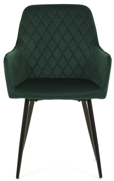 Zöld Bársony Étkezőszék. DCH-215 GRN4