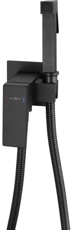 Mexen Cube falba építhető bidécsaptelep pontkészlettel, fekete - 7599150-70