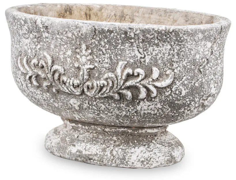 Cyrus design Kaspó cement szürke 15.5x25x15.5cm