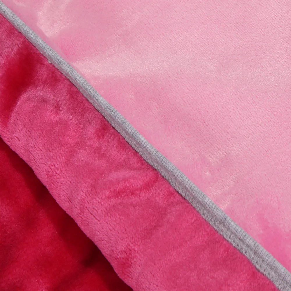 Fleece takaró dupla pink rózsaszín