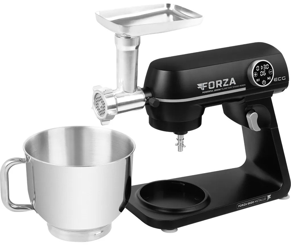 ECG Forza 6600 Metallo Nero konyhai robotgép