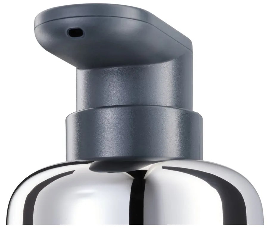 Fényes ezüstszínű rozsdamentes acél szappanadagoló 300 ml EasyStore Luxe – Joseph Joseph