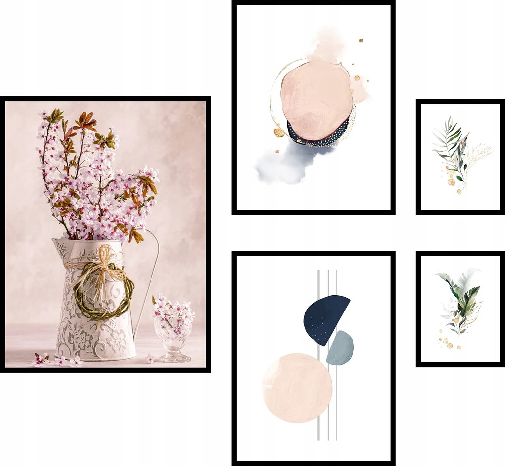 5 db-os újdonság fali poszter szett lakásba