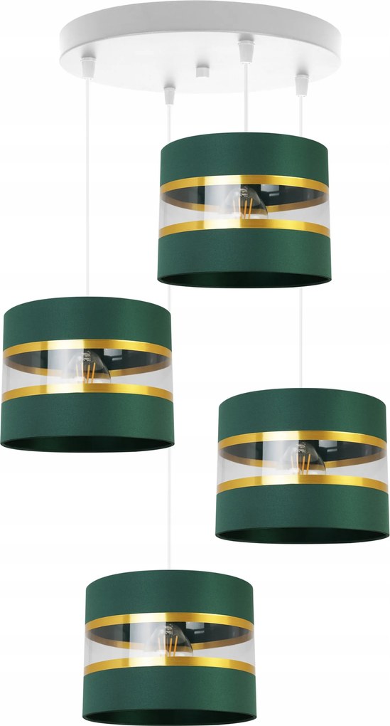 Mennyezeti Függőlámpa Csillár Glamour Modern Lámpabúra Arany Csíkok