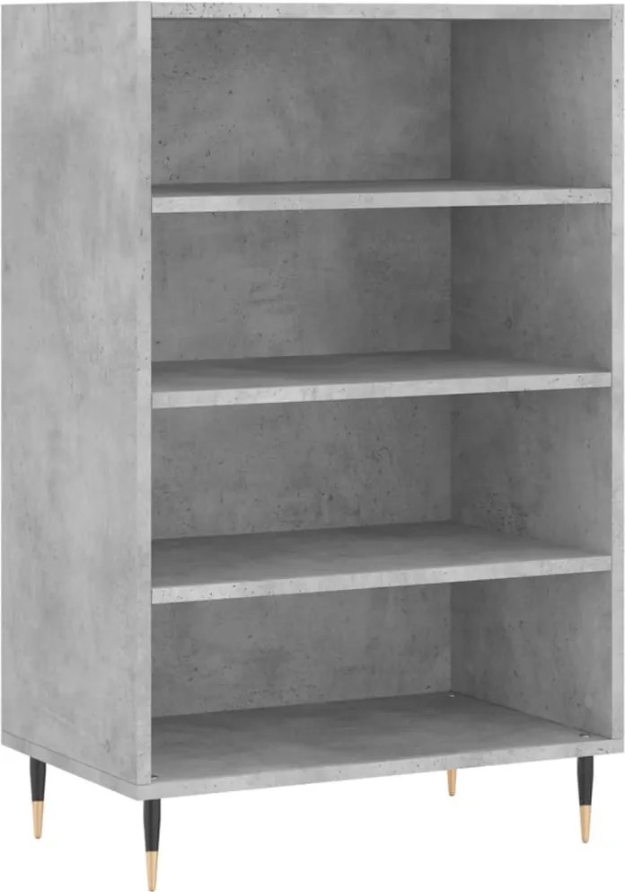 vidaXL betonszürke szerelt fa magasszekrény 57 x 35 x 90 cm