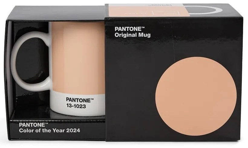 Narancssárga kerámia bögre 375 ml Peach Fuzz 13-1023 – Pantone
