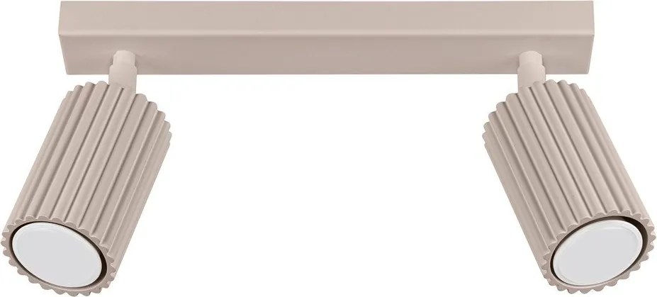 Szürkésbarna fém spotlámpa 6,5x30 cm Gleam – Sollux