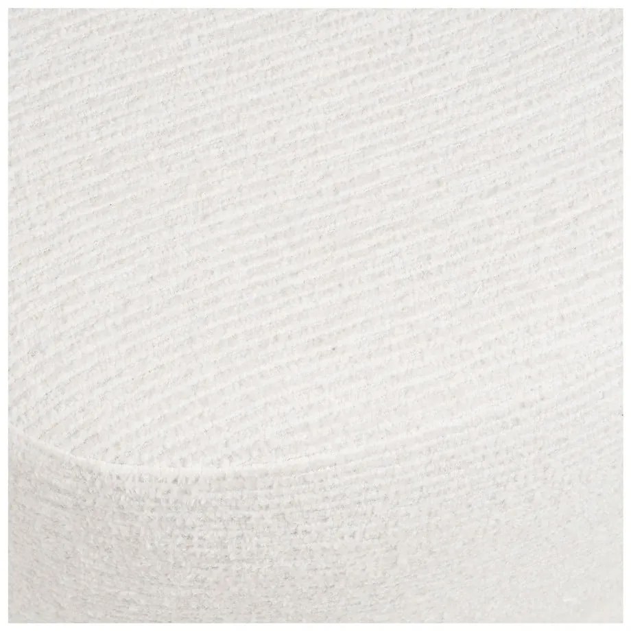 Krémszínű zsenília puff Hilo – House Nordic
