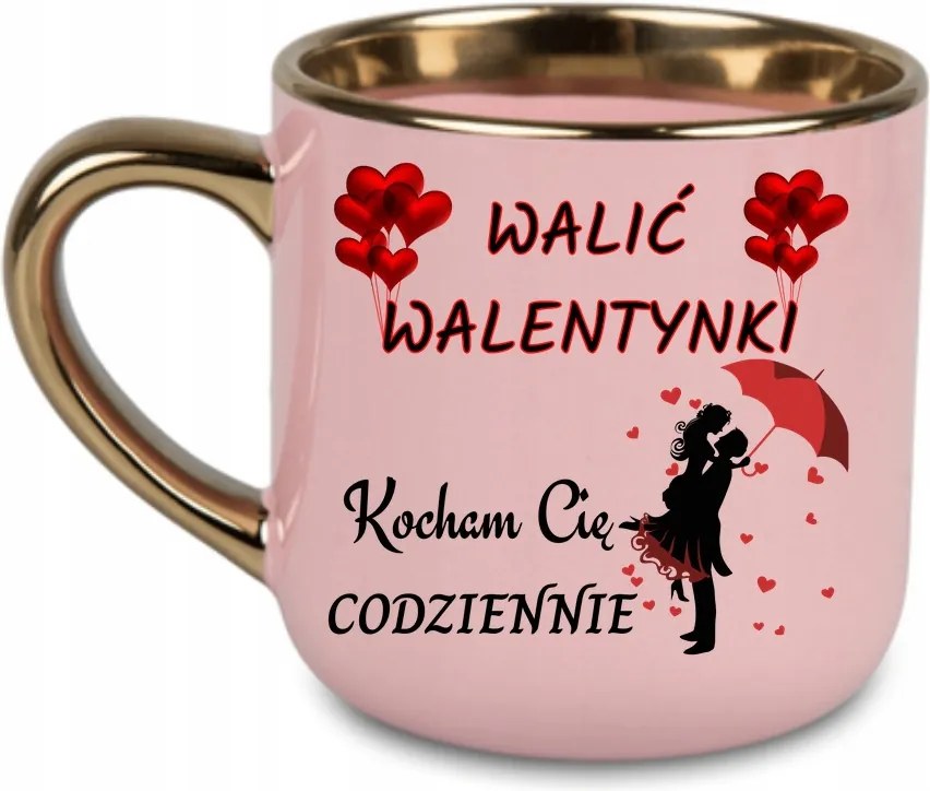 Bögre Valentin nap, Szeretlek minden nap nevek 400 Rózsaszín