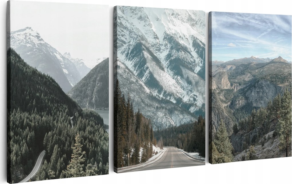 Vászonkép 180 cm *többféle minta* Konyhai Falikép Triptichon