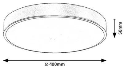 Rabalux 71037 - LED mennyezeti lámpatest TESIA LED/36W/230V 3000K