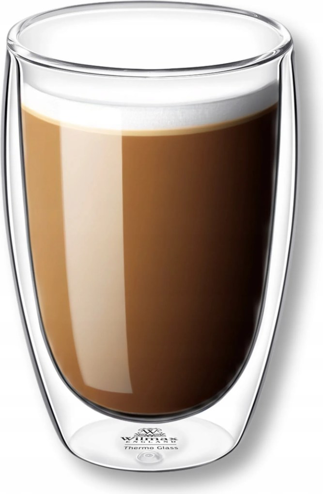 Wilmax duplafalú thermo kávés és teás pohár 500 ml