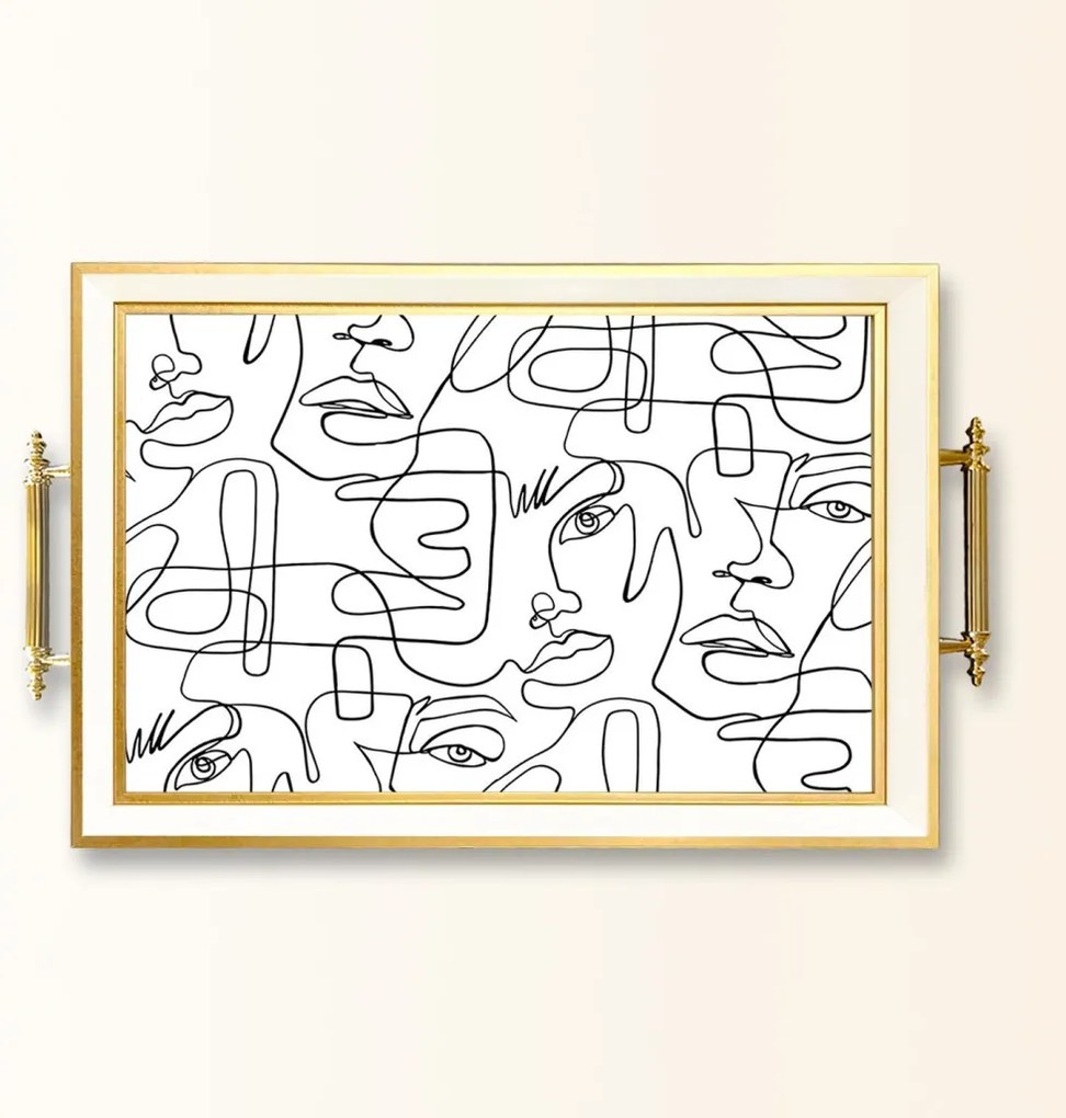 Üveg tálca, 38×24 cm – TPB9809