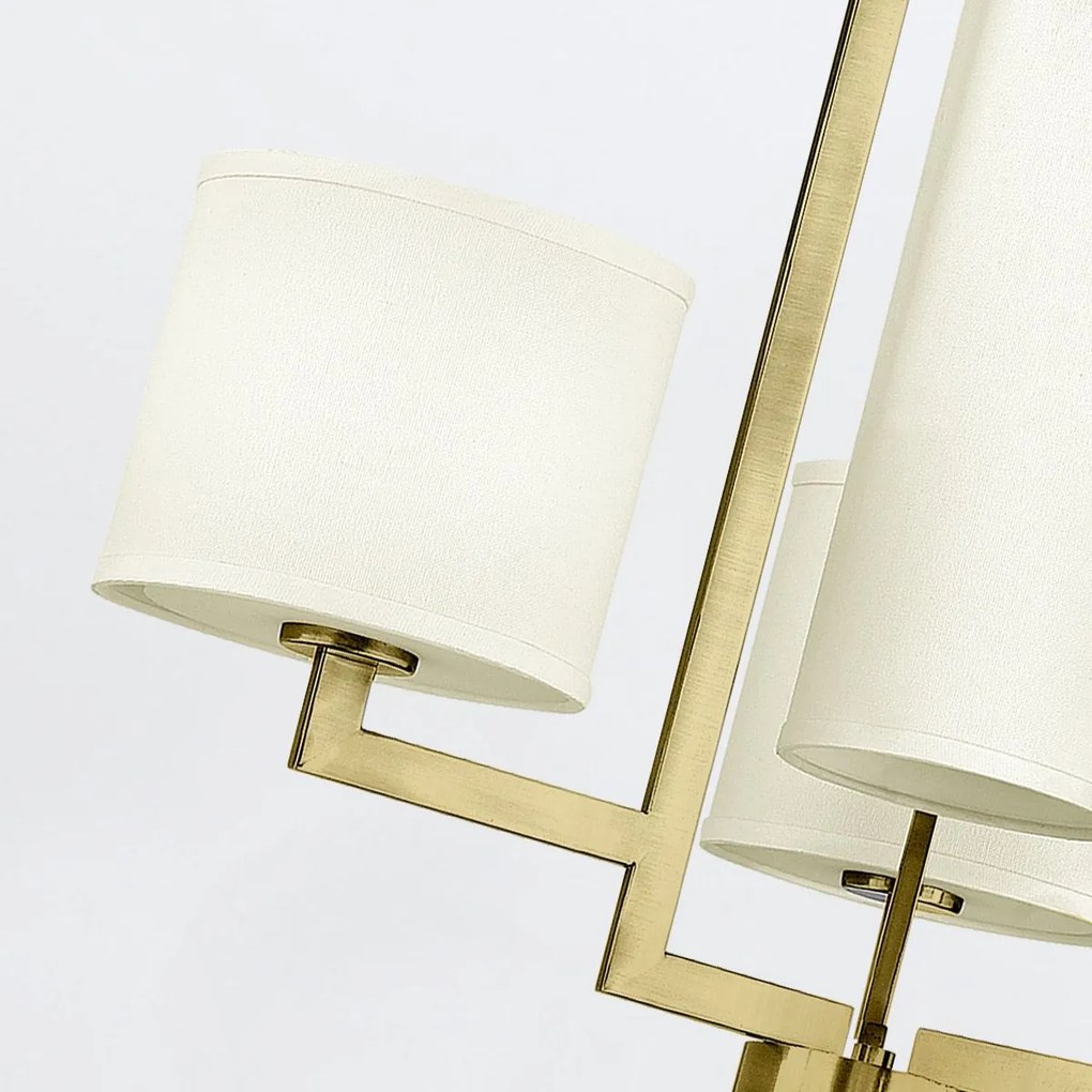 Hinkley lighting klasszikus csillár hampton fehér sárgaréz elshk-hampton4-bb